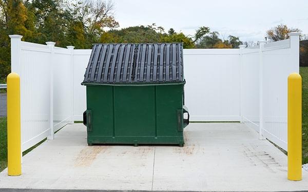 we offer a range of sizes for our commercial dumpsters to accommodate various business needs, from 2-yard to 8-yard